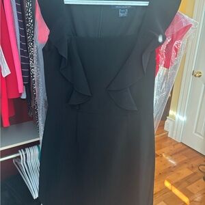 Chinese Laundry Black Ruffle Mini Dress